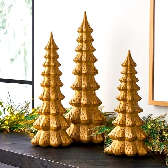 Decorative Resin Trees Set of 3